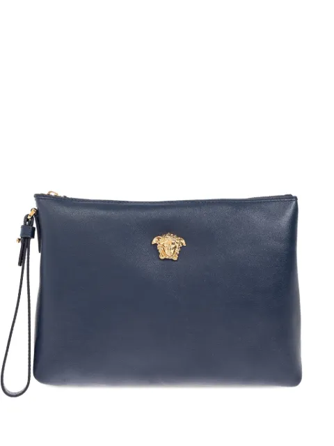 Versace Medusa leather clutch bag
