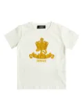 Versace Kids Crest-logo T-shirt - White