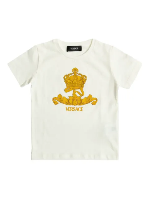 Versace Kids Crest-logo T-shirt