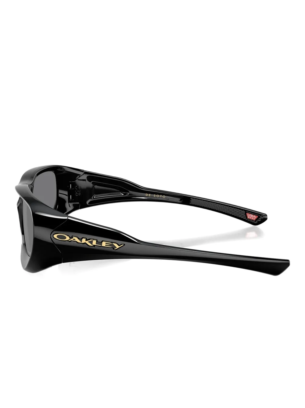 Oakley de soto rectangle sunglasses Zwart
