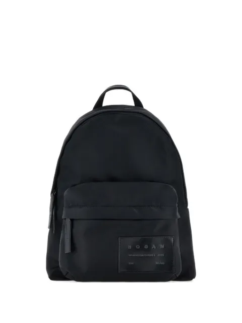 Hogan logo-patch backpack