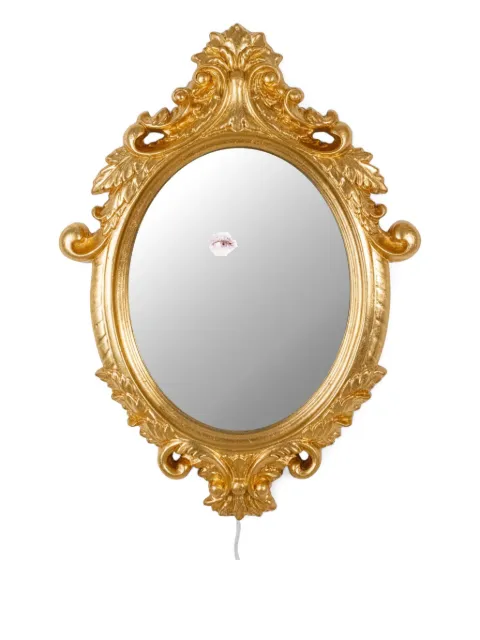 Seletti brushed-finish mirror 