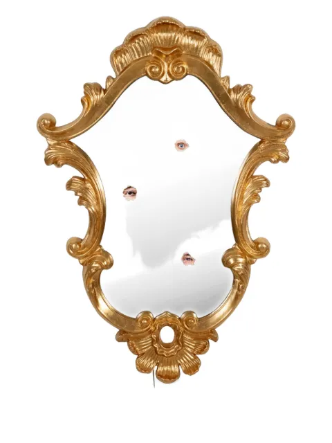 Seletti مرآة مزينة بإطار ذهبي