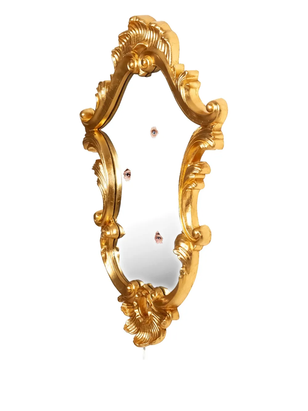 Seletti Ornate spiegel met gouden montuur