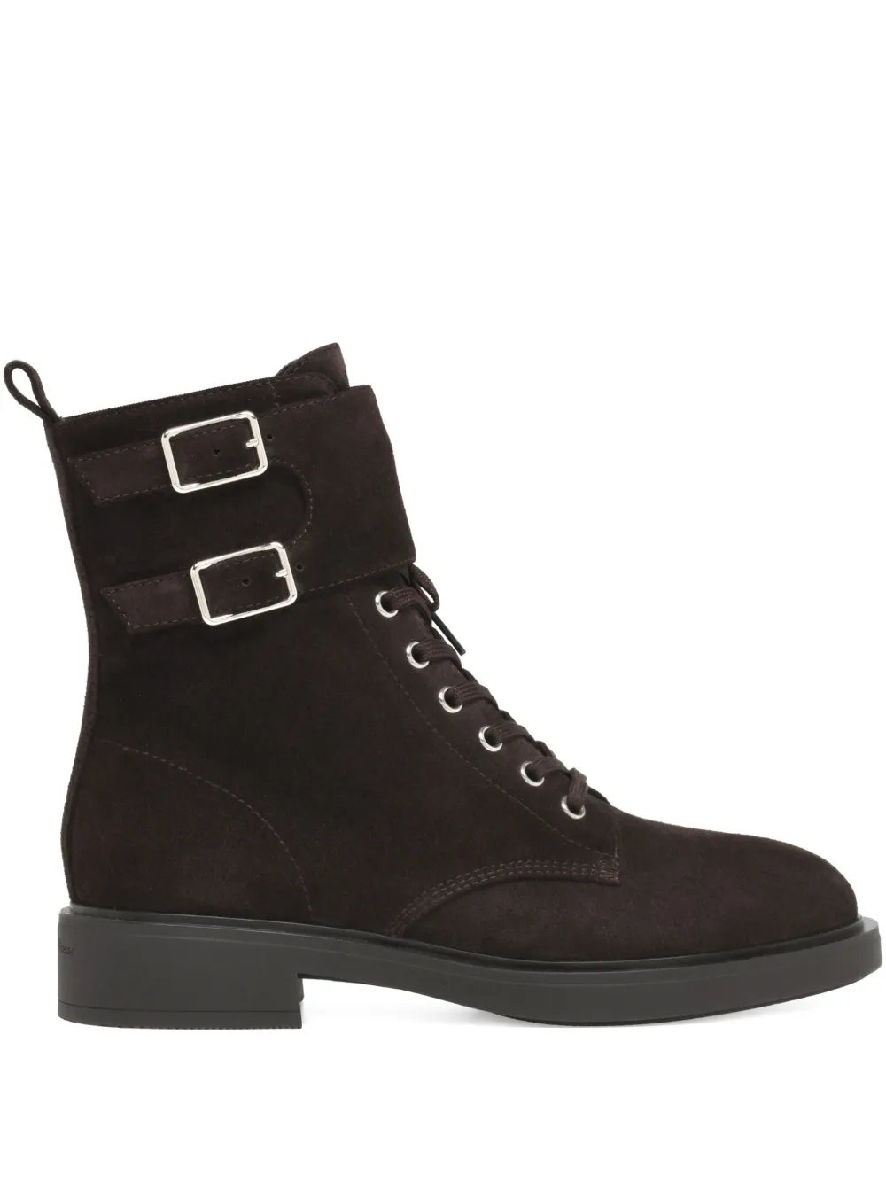 Gianvito Rossi suede boots Brown