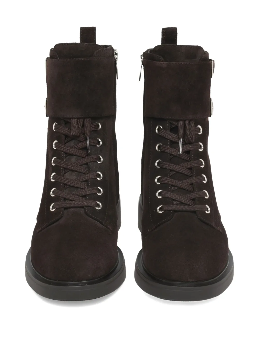 Gianvito Rossi suede boots Brown