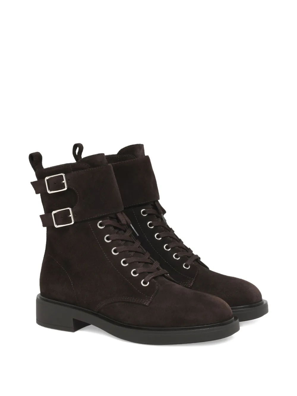 Gianvito Rossi suede boots Brown
