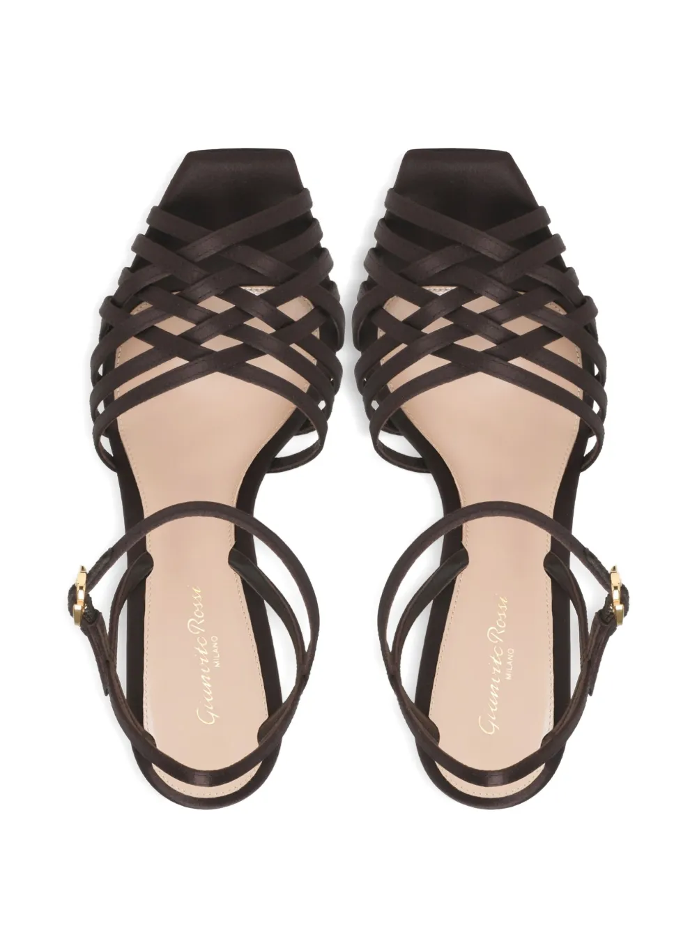 Gianvito Rossi 95 mm Kerry sandalen Bruin
