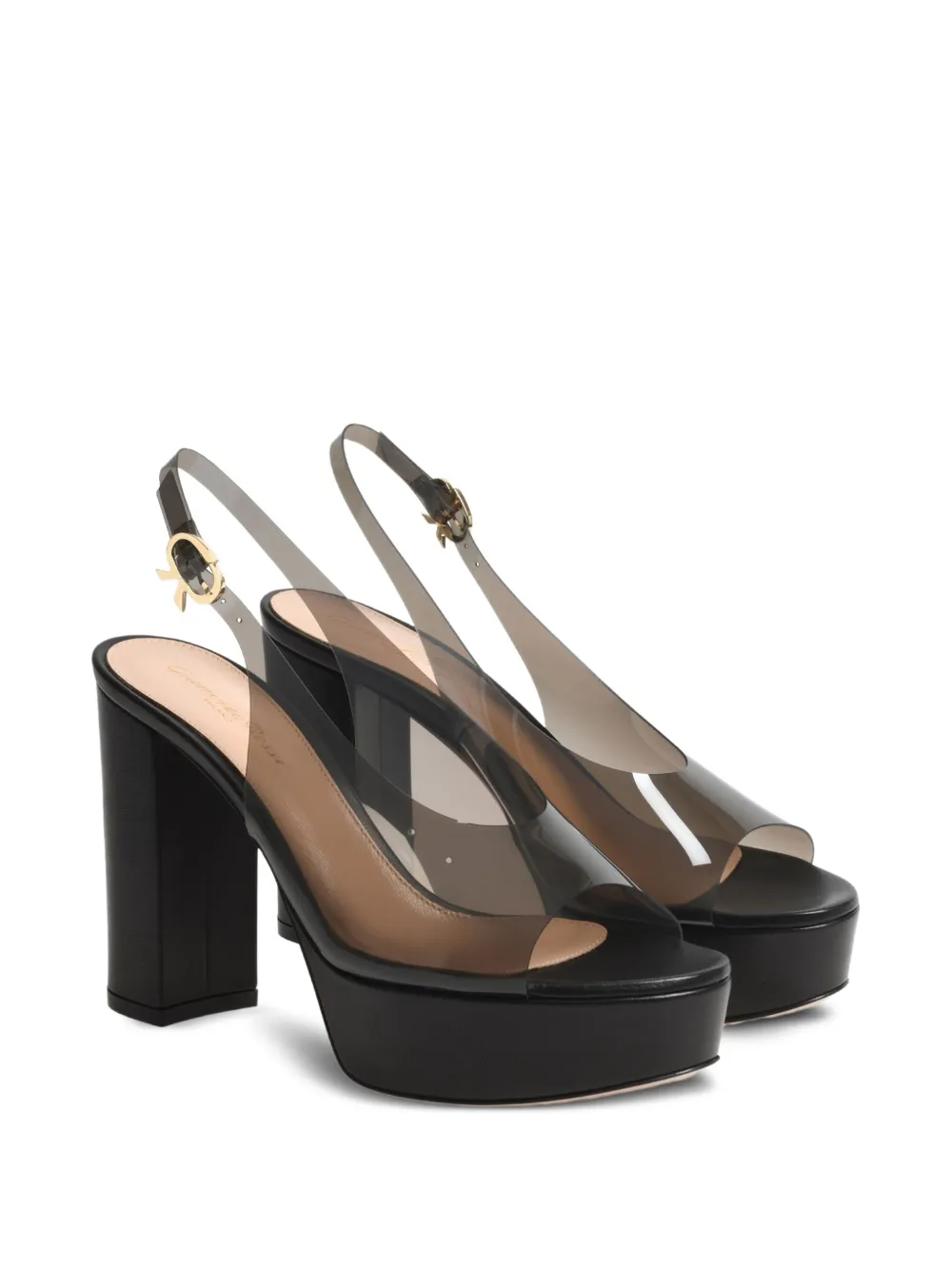 Gianvito Rossi 105 mm Mindy sandalen Zwart