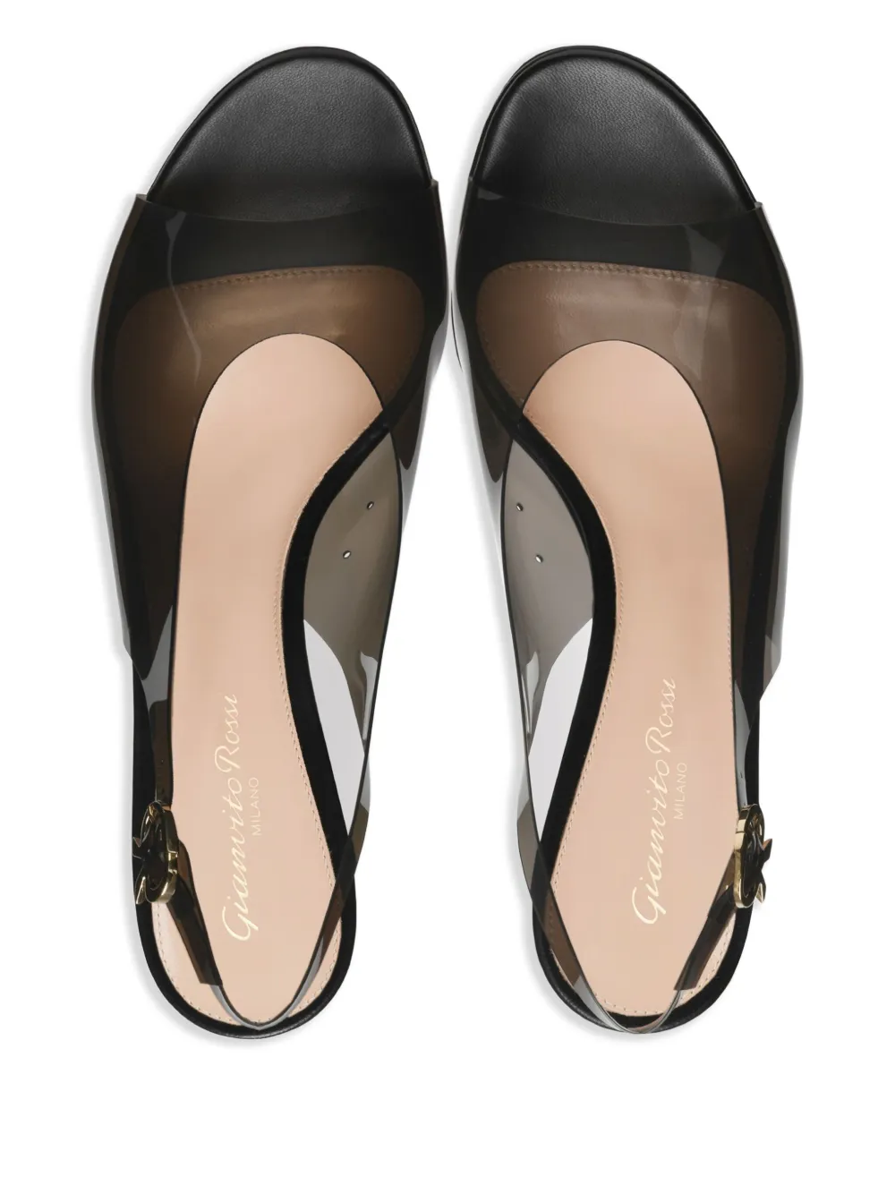 Gianvito Rossi 105 mm Mindy sandalen Zwart