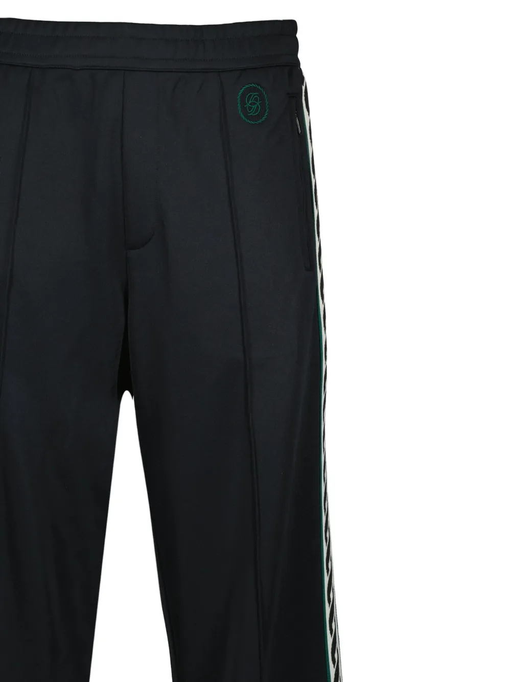 Drôle De Monsieur Trainingsbroek met geborduurd logo - Zwart