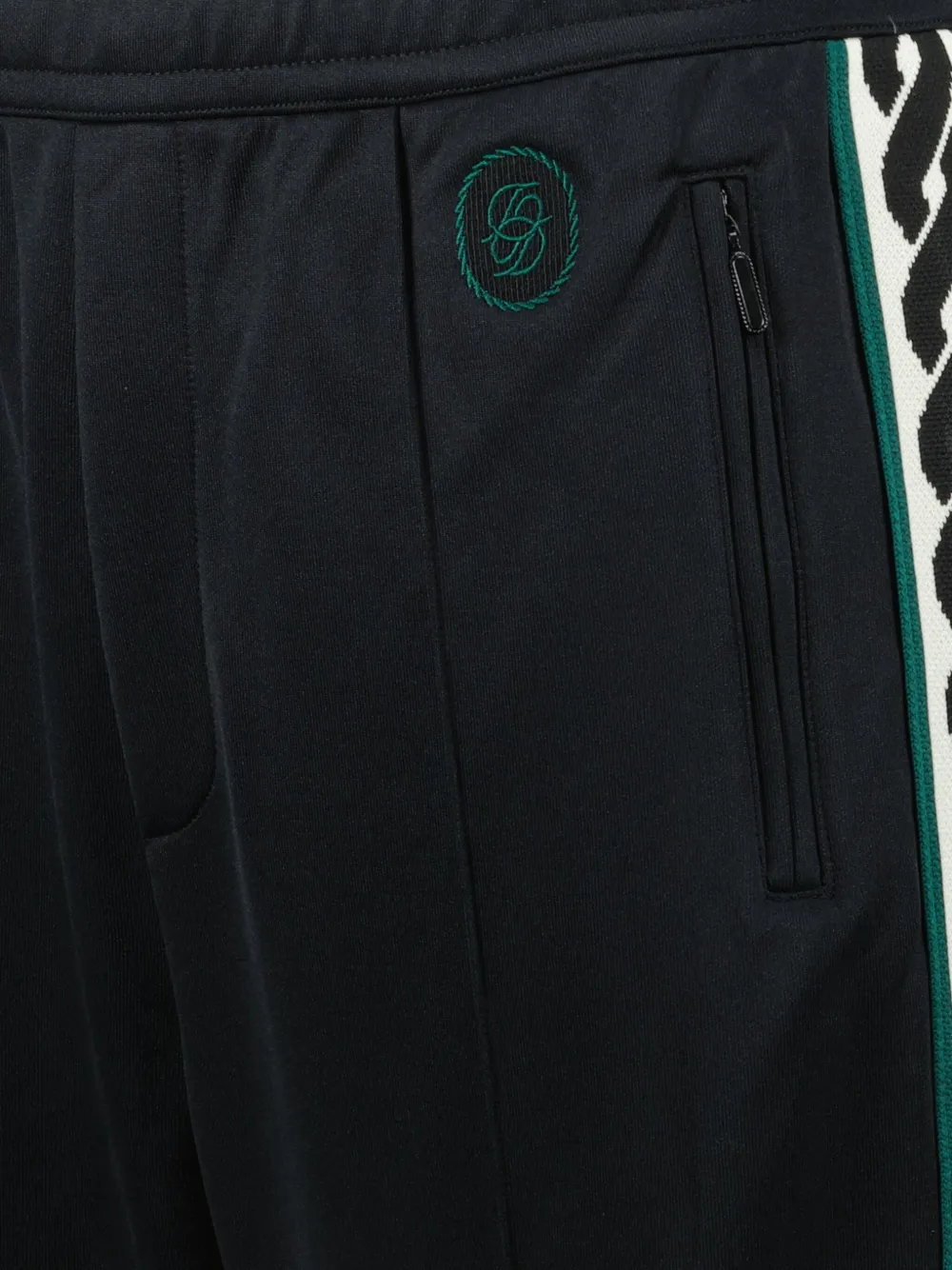 Drôle De Monsieur Trainingsbroek met geborduurd logo Zwart