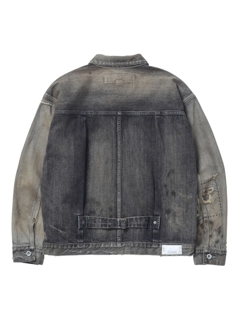 Neighborhood Gerafeld denim jack Zwart