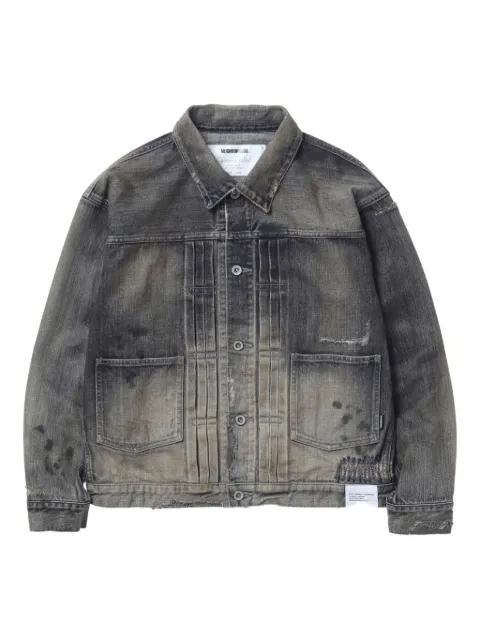 Neighborhood distressed denim jacket