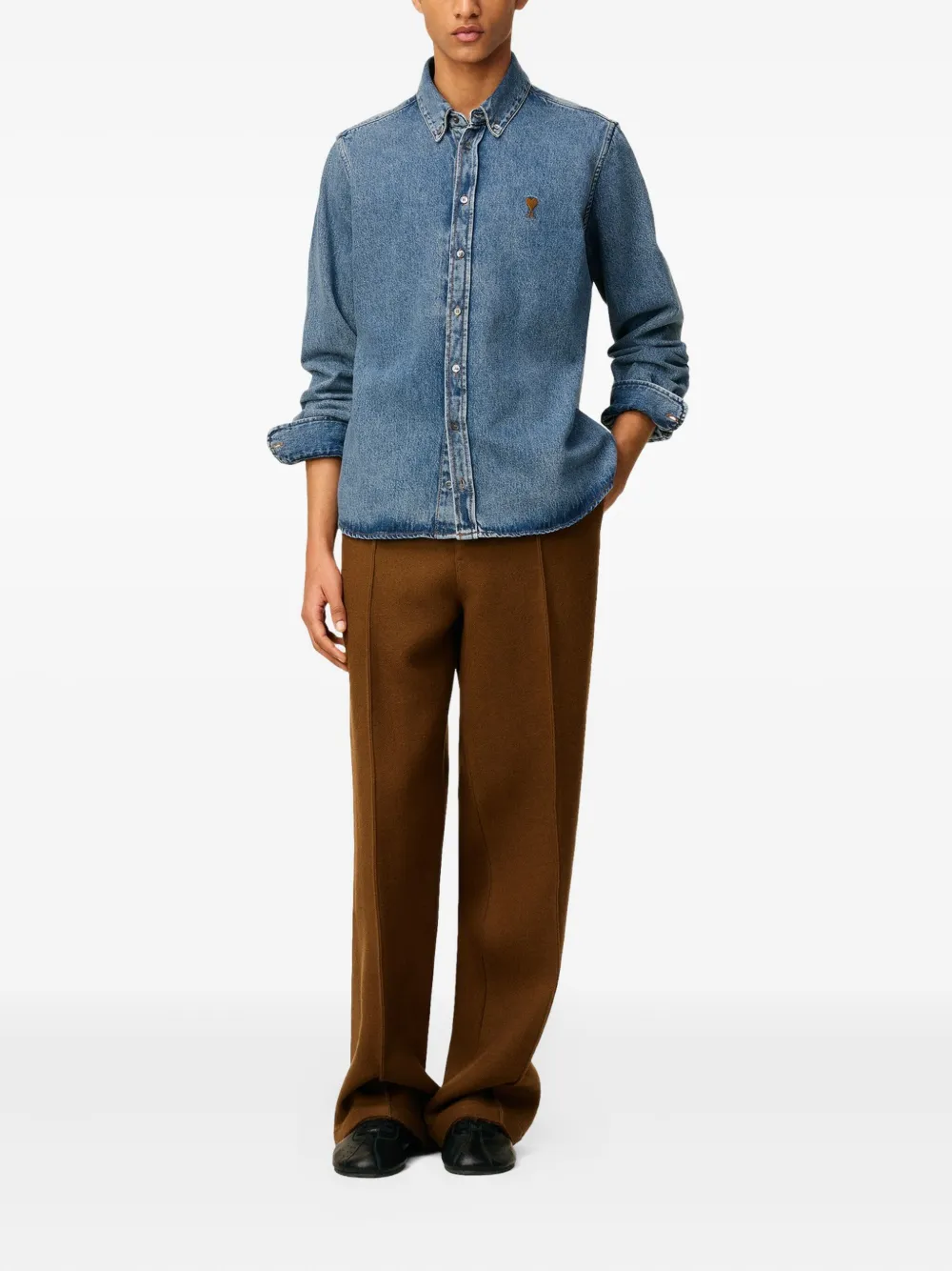 AMI Paris denim shirt | Women | Image 2