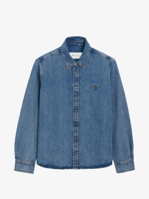 AMI Paris chemise Ami de Coeur en jean