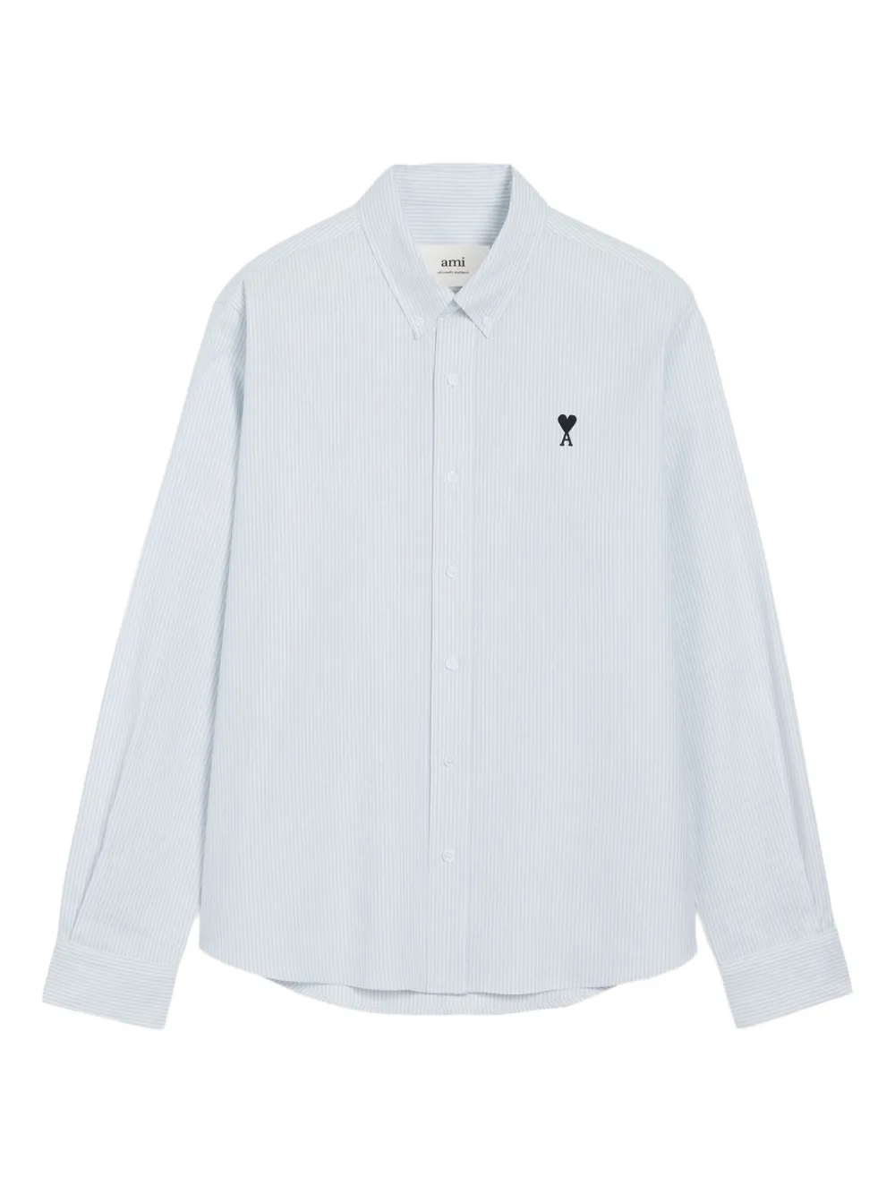 AMI Paris striped button-up shirt | Blue | Image 1