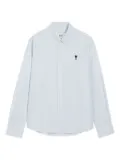 AMI Paris striped button-up shirt - Blue
