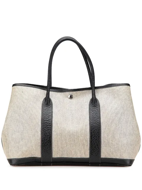 Hermès Pre-Owned شنطة عملية 'توال أند بافالو ليذر غاردن بارتي 36' 1964-2000