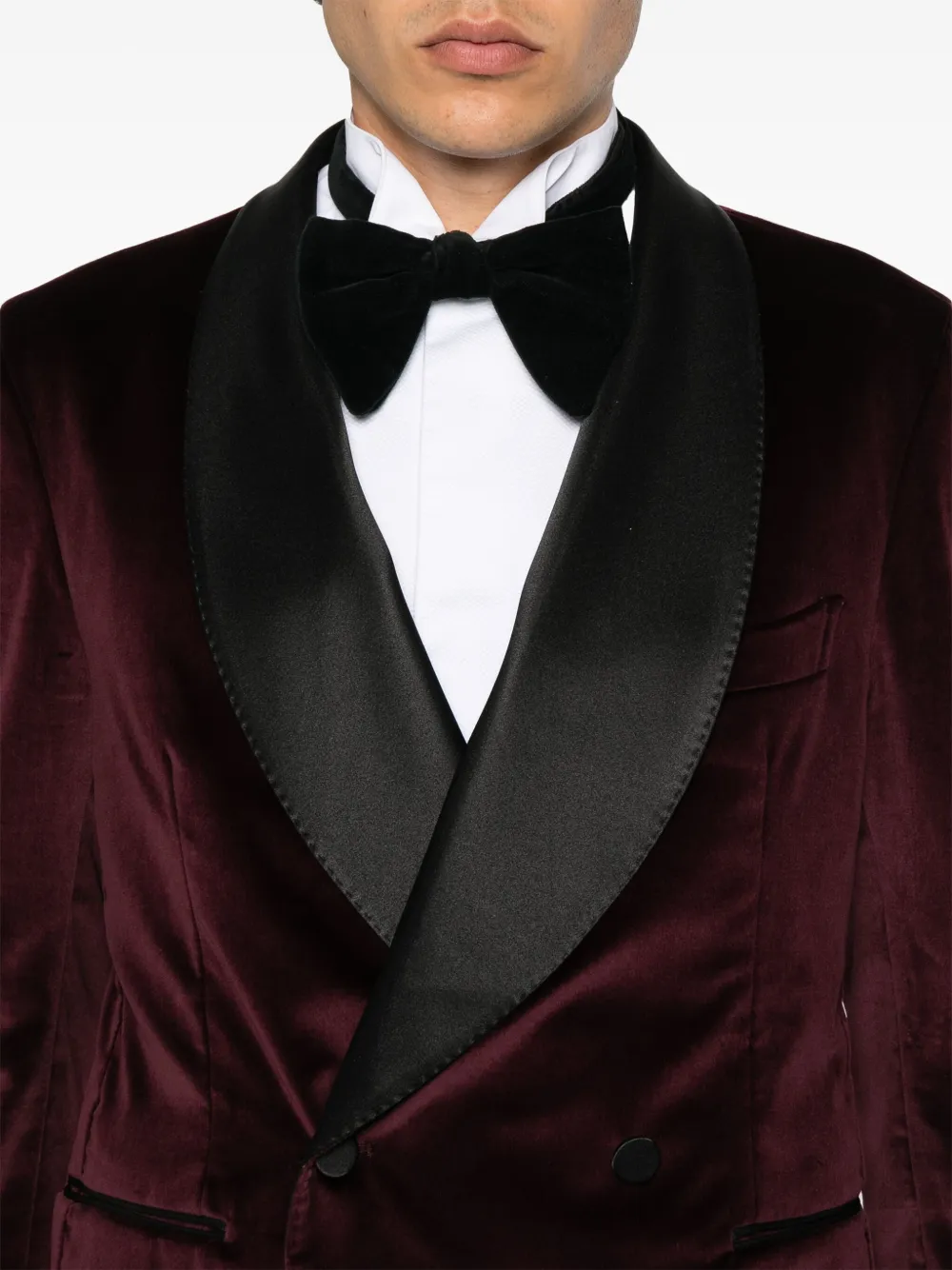 Tagliatore Blazer met dubbele rij knopen Rood