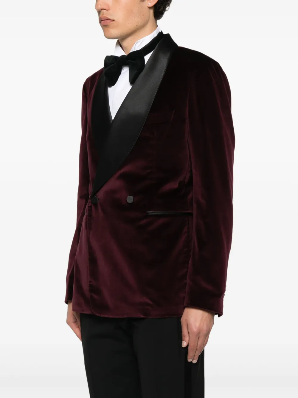 Tagliatore Blazer met dubbele rij knopen Rood