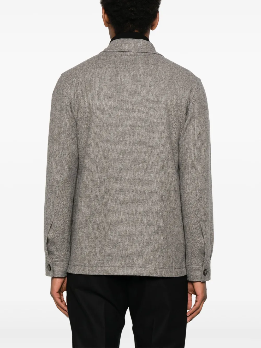 Tagliatore Button-down jack Grijs