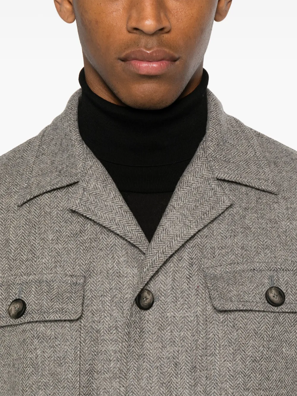 Tagliatore Button-down jack Grijs
