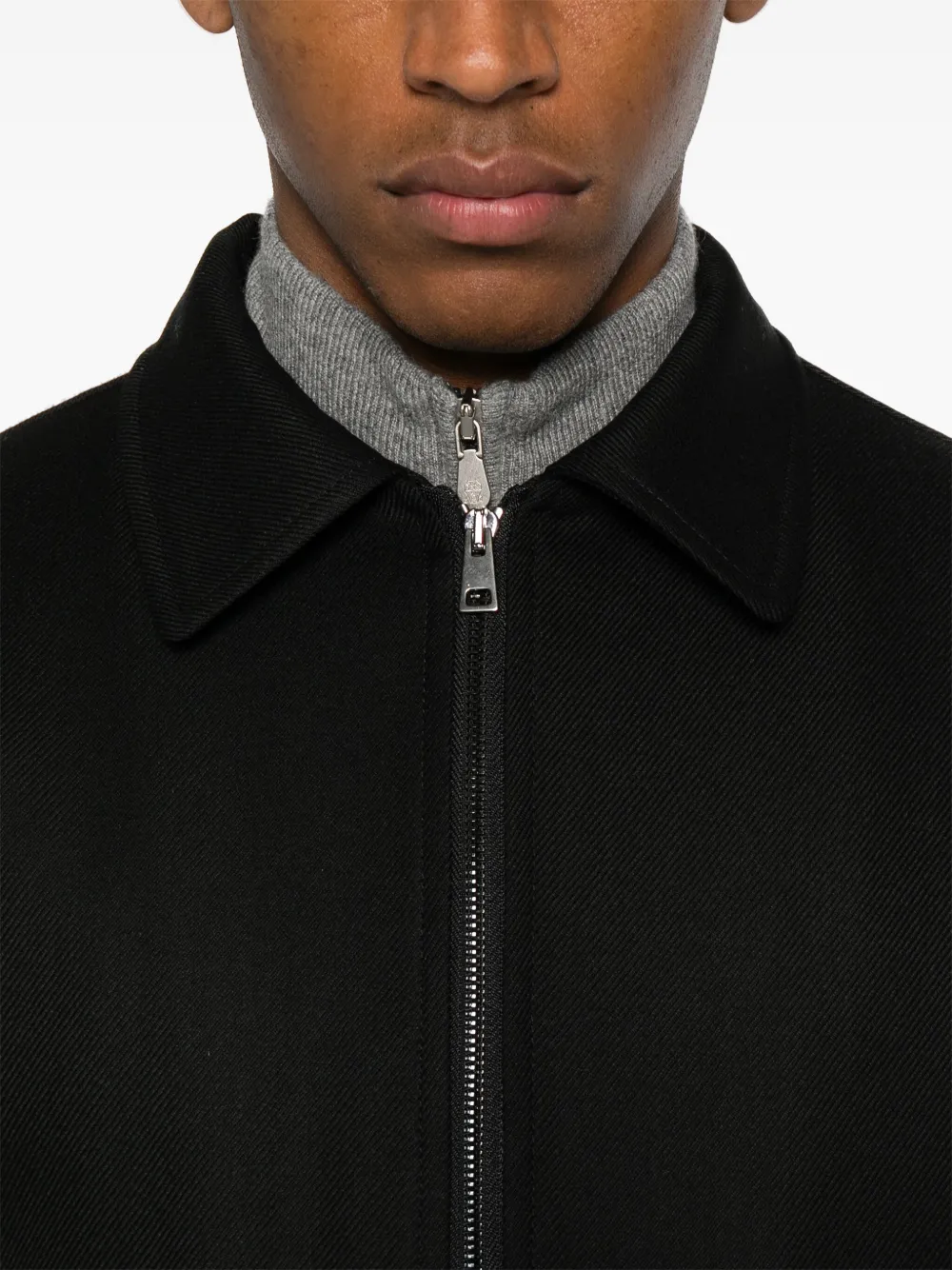 Tagliatore wool jacket Zwart
