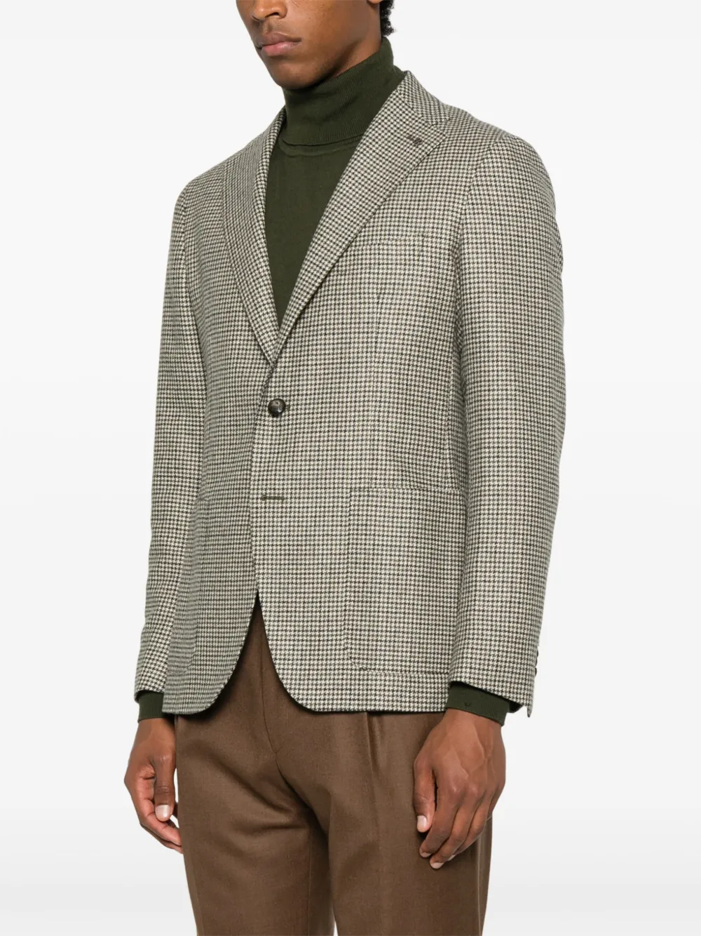 Tagliatore Blazer met enkele rij knopen Beige