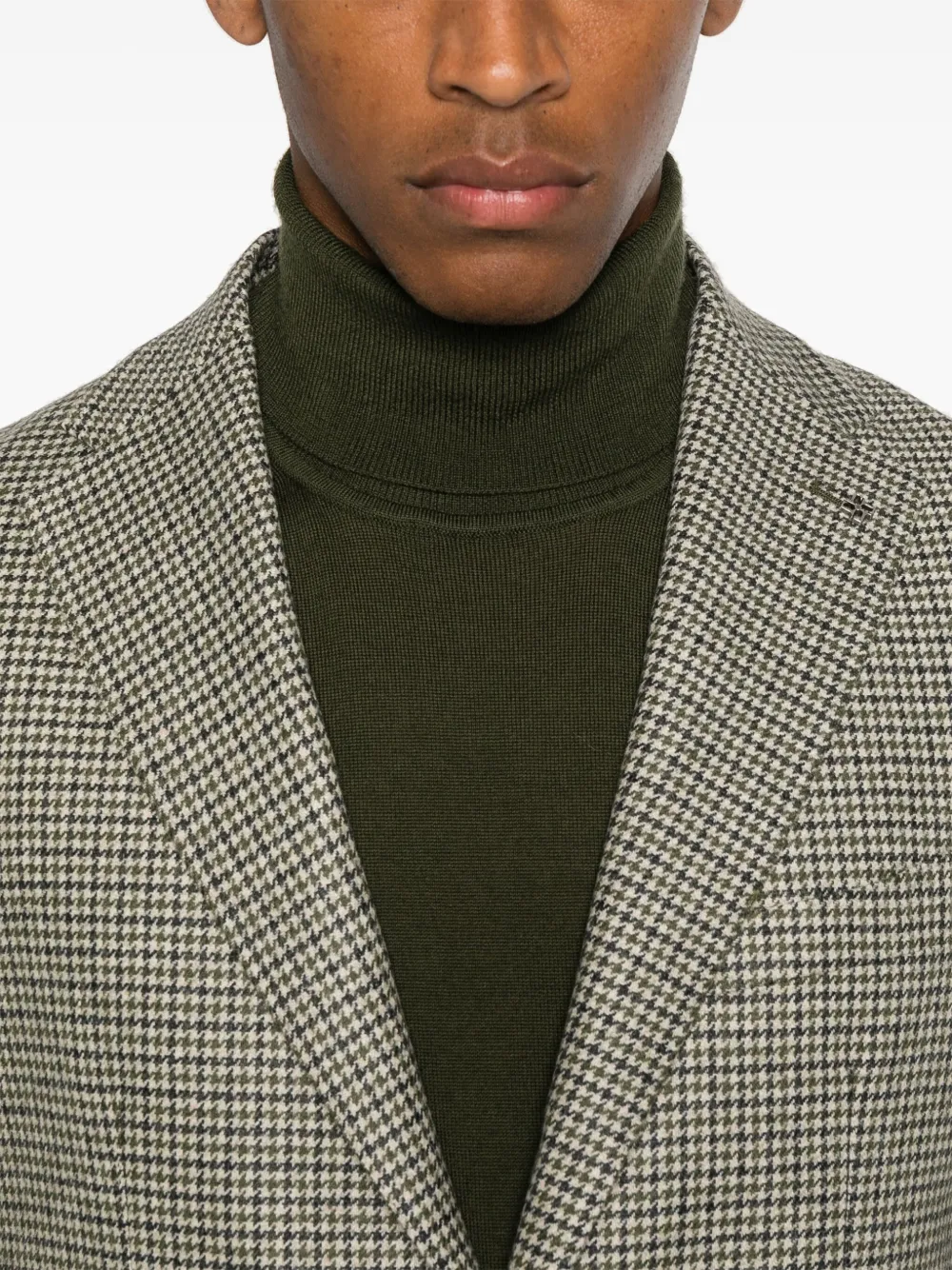 Tagliatore Blazer met enkele rij knopen Beige
