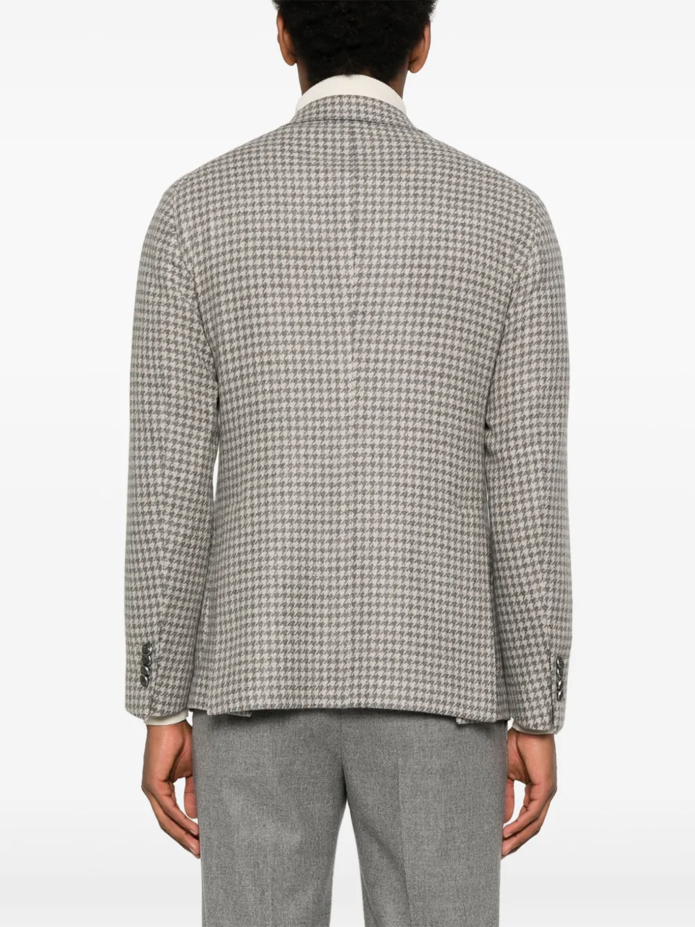 Tagliatore Blazer met enkele rij knopen Grijs