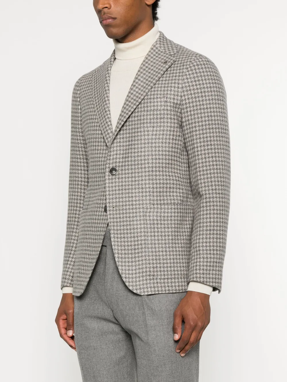 Tagliatore Blazer met enkele rij knopen Grijs