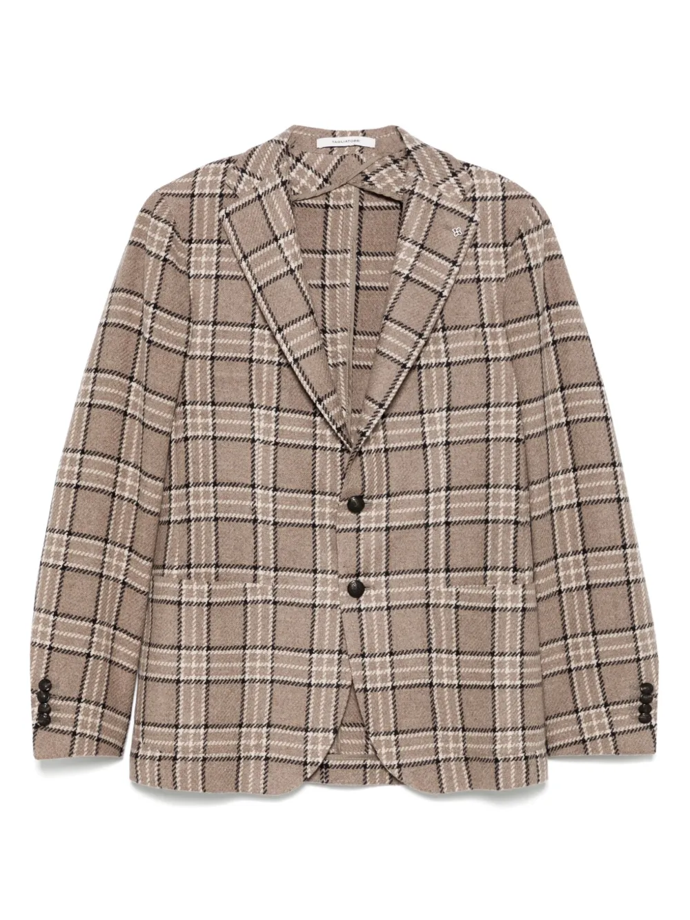 Tagliatore checked blazer | Brown | Image 1