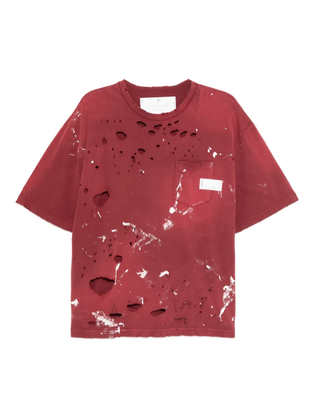 Neighborhood Katoenen T-shirt Rood