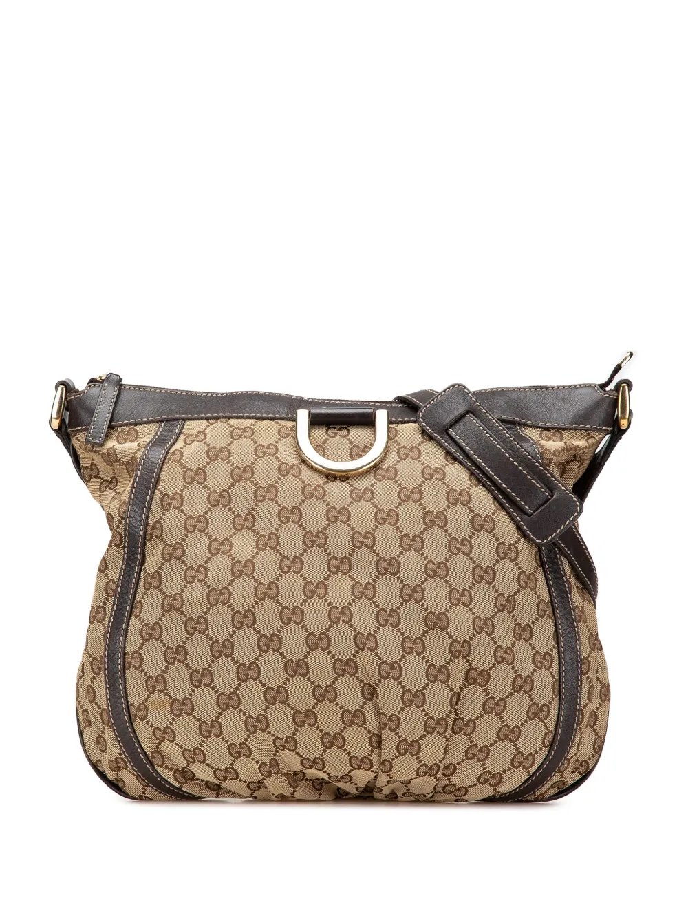 Gucci Pre-Owned 2000-2015 GG Canvas Abbey D Ring crossbody bag - ブラウン Gucci Pre-Owned 2000-2015 GG Canvas Abbey D Ring crossbody bag - ブラウン