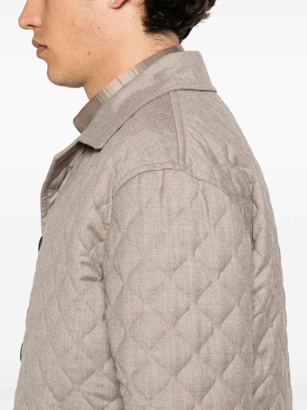 Tagliatore Gewatteerd jack Beige
