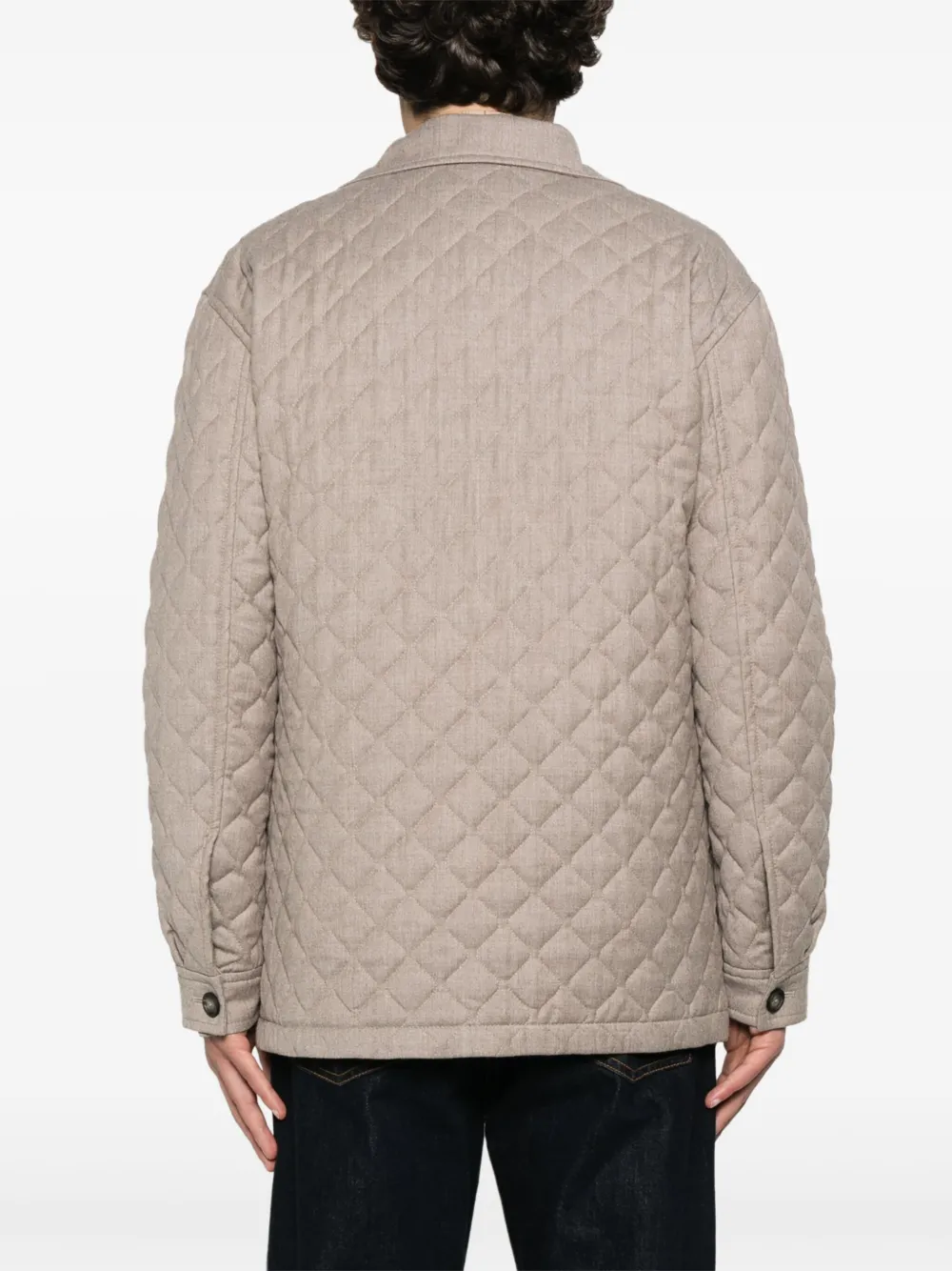Tagliatore Gewatteerd jack Beige