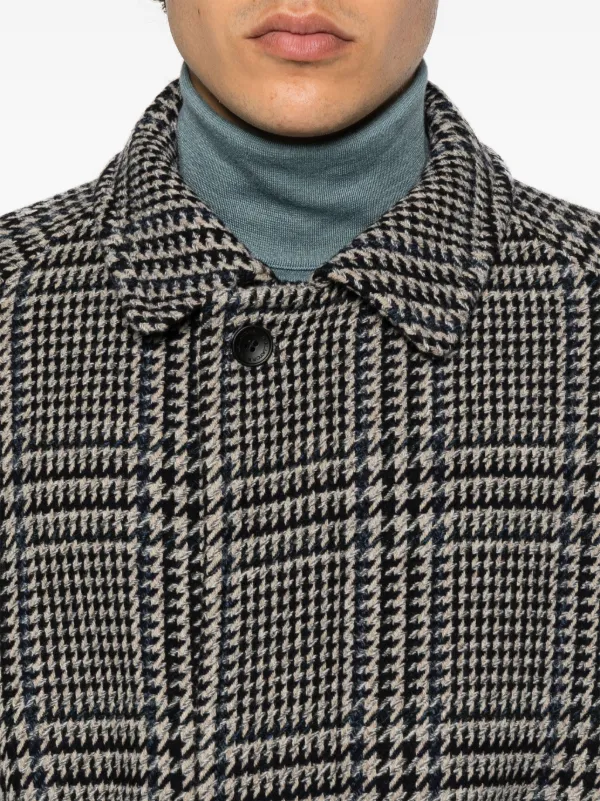Tagliatore チェック コート | ブラック | FARFETCH JP