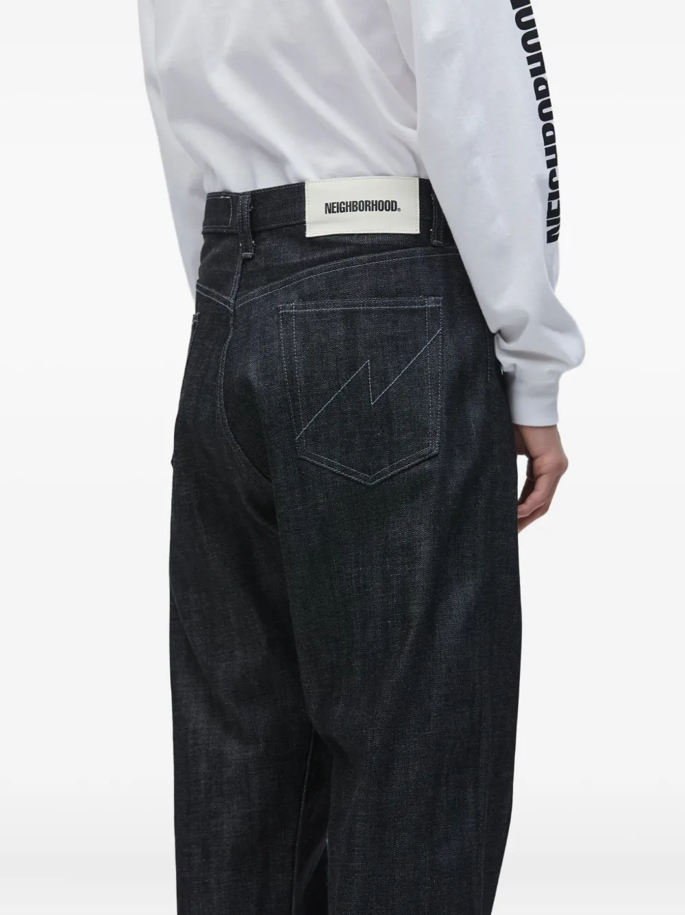 NEIGHBORHOOD LOGO-PATCH JEANS