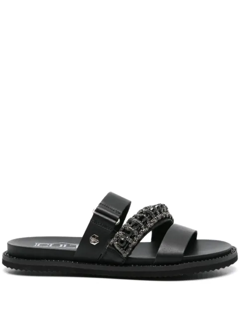 Cult rhinestone-embellished sandals