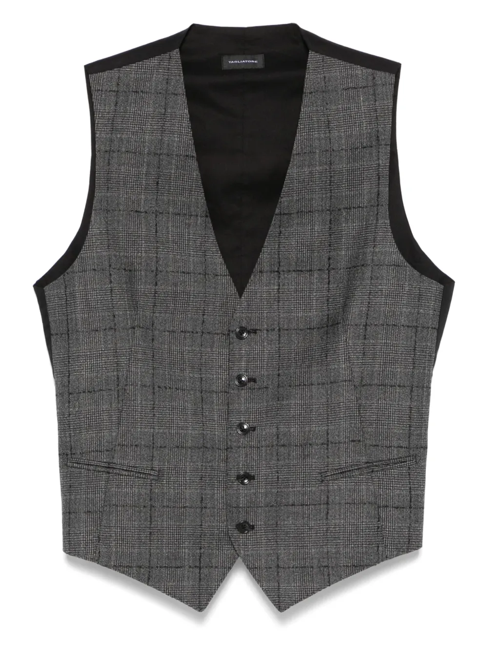 Tagliatore Katoenen gilet Grijs