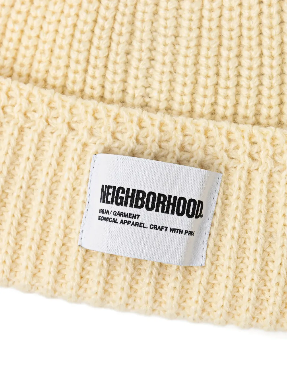 Neighborhood Geribbelde muts Beige