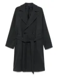 Tagliatore belted coat - Grey
