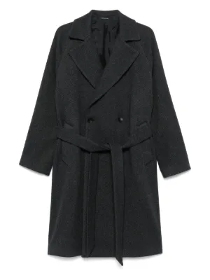 Yohji Yamamoto K-Chin Flap トレンチコート | ブラック | FARFETCH JP