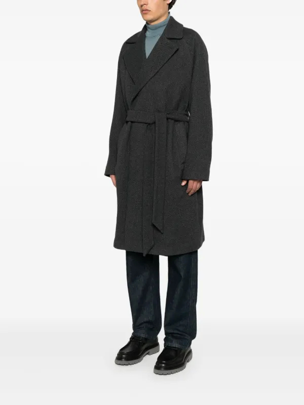 Tagliatore ベルテッド コート | グレー | FARFETCH JP Tagliatore ベルテッド コート | グレー | FARFETCH JP