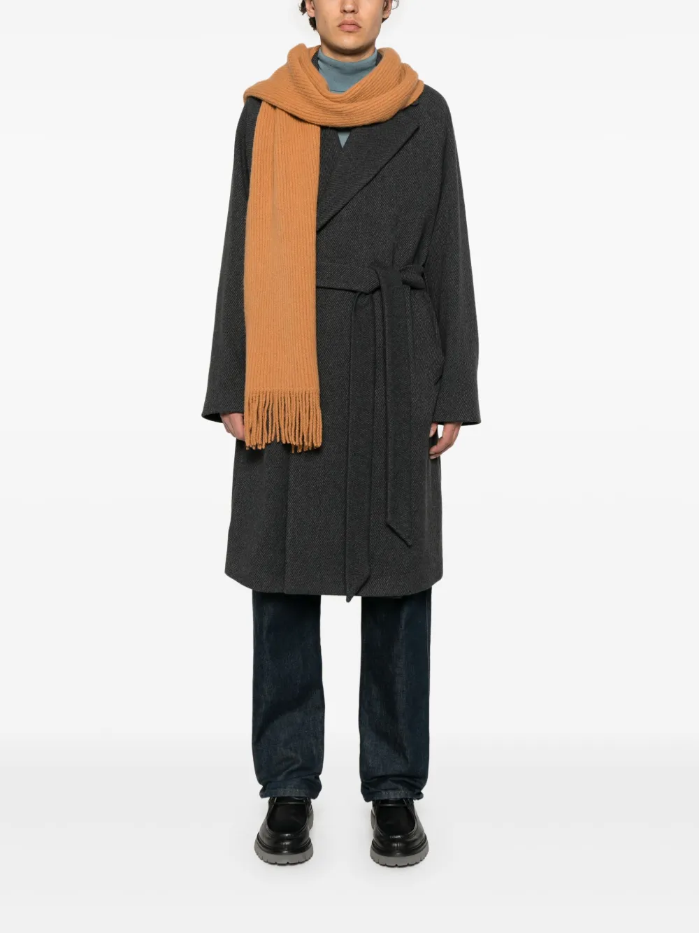 Tagliatore Jas met ceintuur Grijs