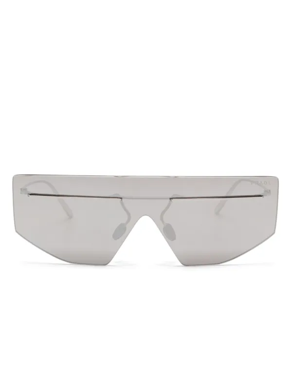 PRADA オーバーサイズ サングラス PRADA グレー オーバーサイズ サングラス Prada Eyewear