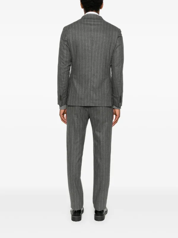 Tagliatore ストライプ スーツ | グレー | FARFETCH JP