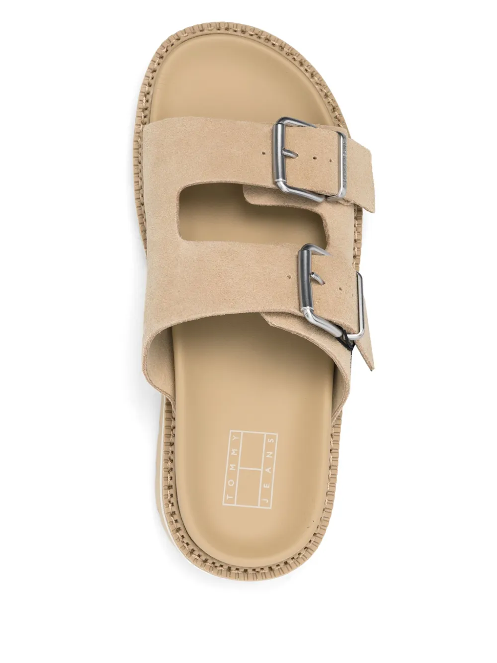 Tommy Jeans leather sandals Neutrals