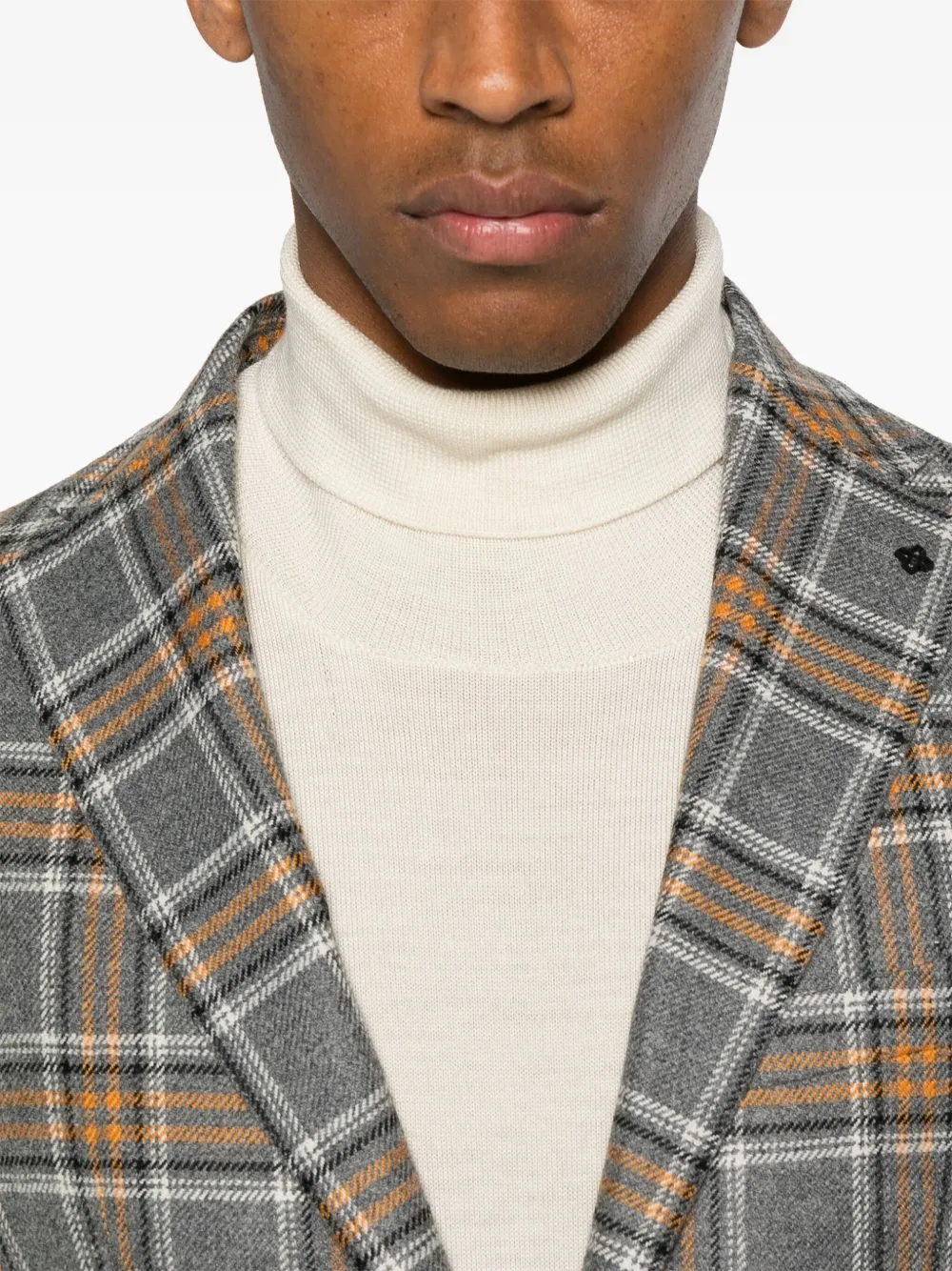 Tagliatore Blazer met enkele rij knopen Grijs